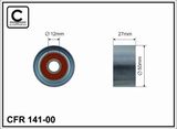 CAFFARO Styrrulle, kuggrem 141-00