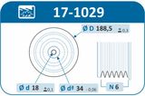 IJS GROUP Remskiva, vevaxel 17-1029