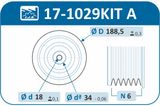 IJS GROUP Remskivesats, vevaxel 17-1029KITA