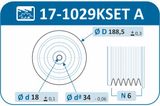 IJS GROUP Remskivesats, vevaxel 17-1029KSETA