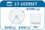 IJS GROUP Remskivesats, vevaxel 17-1029SET