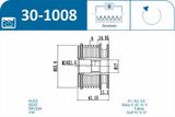 IJS GROUP Frihjulskoppling, generator 30-1008