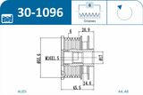 IJS GROUP Frihjulskoppling, generator 30-1096