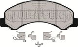 JURATEK Bromsbeläggssats, skivbroms JCP010
