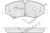 R BRAKE Комплект тормозных колодок, дисковый тормоз RB2191