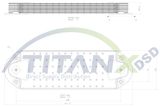 TitanX Eļļas radiators, Motoreļļa OX129006