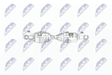 NTY Приводной вал NPW-AR-006