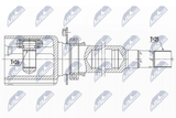 NTY Шарнирный комплект, приводной вал NPW-AR-009