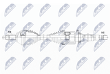 NTY Приводной вал NPW-AR-010