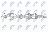 NTY Приводной вал NPW-AR-014