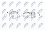 NTY Drivaxel NPW-BM-019
