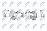 NTY Drivaxel NPW-BM-047
