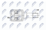 NTY Ledsats, drivaxel NPW-BM-066