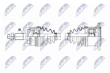 NTY Drivaxel NPW-CH-160