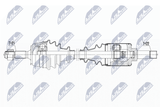 NTY Приводной вал NPW-CT-065