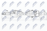 NTY Drivaxel NPW-FR-073