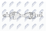 NTY Приводной вал NPW-FT-043