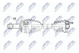 NTY Drivaxel NPW-FT-091
