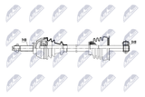NTY Drivaxel NPW-FT-107