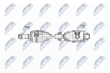 NTY Drivaxel NPW-HD-058