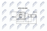 NTY Ledsats, drivaxel NPW-NS-006