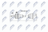 NTY Приводной вал NPW-RE-023