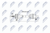 NTY Приводной вал NPW-RE-024