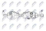 NTY Drivaxel NPW-RE-248