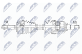 NTY Приводной вал NPW-TY-143