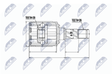 NTY Ledsats, drivaxel NPW-VV-007