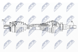 NTY Drivaxel NPW-VV-060