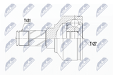 NTY Ledsats, drivaxel NPW-VV-106