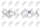 NTY Drivaxel NPW-VV-153