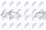 NTY Drivaxel NPW-VW-105