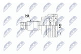 NTY Ledsats, drivaxel NPZ-BM-013