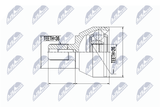 NTY Ledsats, drivaxel NPZ-FR-016