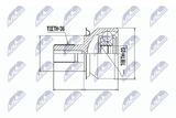 NTY Ledsats, drivaxel NPZ-FR-031