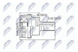 NTY Ledsats, drivaxel NPZ-FR-046