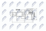 NTY Ledsats, drivaxel NPZ-LR-018