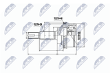 NTY Ledsats, drivaxel NPZ-TY-075
