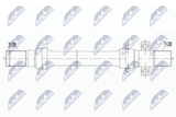 NTY Drivaxel NWP-MZ-004
