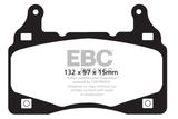 EBC Brakes Bremžu uzliku kompl., Disku bremzes DP31895C