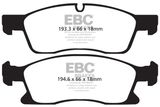 EBC Brakes Bremžu uzliku kompl., Disku bremzes DP41871R