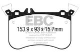 EBC Brakes Комплект тормозов, дисковый тормозной механизм PLK1607