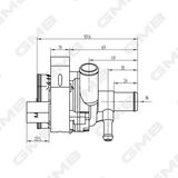 GMB Lisaveepump (jahutusvee ringlussüsteem) GEW-BE013