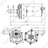 GMB Lisaveepump (jahutusvee ringlussüsteem) GEW-BL002