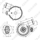 GMB Lisaveepump (jahutusvee ringlussüsteem) GEW-VW003