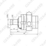 GMB Lisaveepump (jahutusvee ringlussüsteem) GEW-VW006