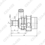 GMB Lisaveepump (jahutusvee ringlussüsteem) GEW-VW013
