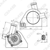 GMB Lisaveepump (jahutusvee ringlussüsteem) GEW-VW013